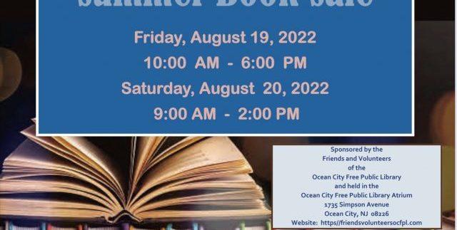 Book Sale at O.C. Library in August