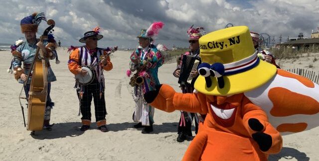 Ocean City’s Mascot Martin Z. Mollusk Predicts Early Summer