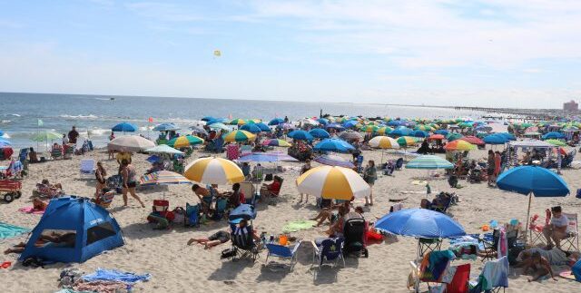 Ocean City's beaches are packed during Labor Day weekend in 2022.